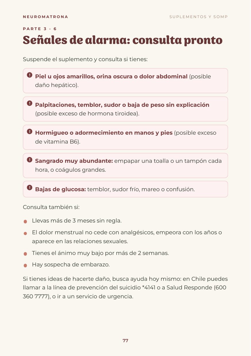 Señales de alarma